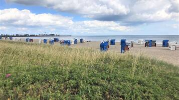 Vlak bij het strand