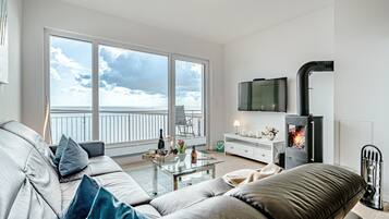 TV, fireplace, DVD player