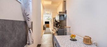 Apartamento 'Lützen Muschwitz' con terraza compartida y Wi-Fi