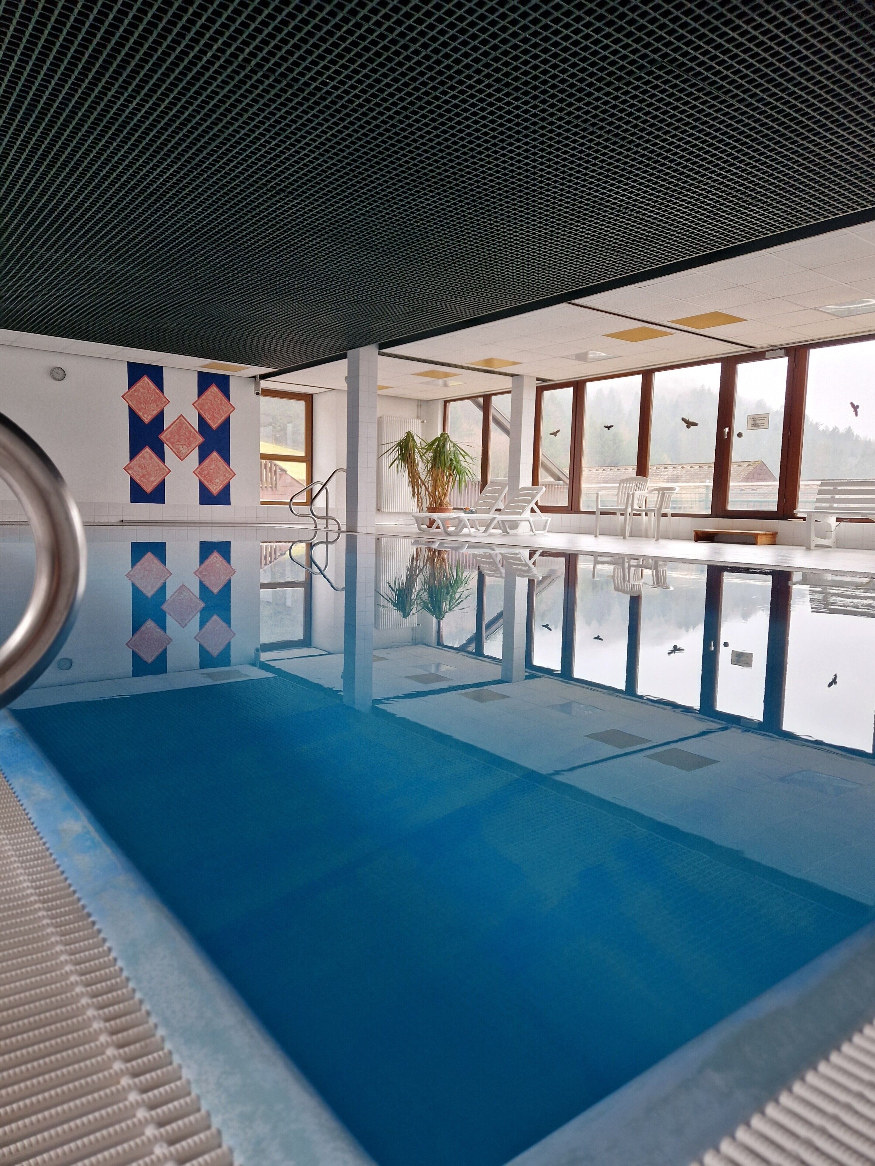 Indoor pool, a heated pool