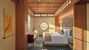 Harutsuki, Panorama Ocean View, 1 King Bed with Bathtub & 2 Balconies | Egyptinpuuvillaiset lakanat, ylelliset vuodevaatteet, untuvapeitot