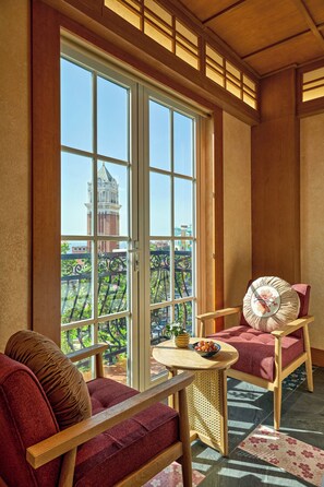 Harutsuki, Panorama Ocean View, 1 King Bed with Bathtub & 2 Balconies | Sengetøy i egyptisk bomull, sengetøy av topp kvalitet og dundyner