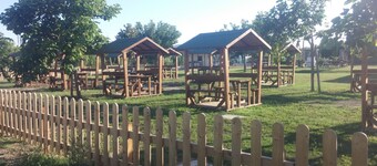 At 10 min from Paestum cottage with pool playground picnic area free beach