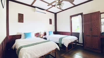Standard Twin Room, Balcony, Garden View | In-room safe, free WiFi