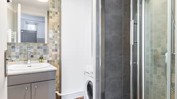 Hair dryer, towels