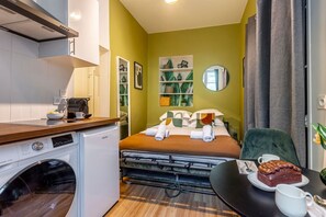 1 Schlafzimmer, Bügeleisen/Bügelbrett, Reisekinderbett, WLAN