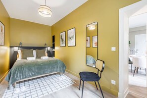 1 sovrum, strykjärn/strykbräda, resesäng och wi-fi