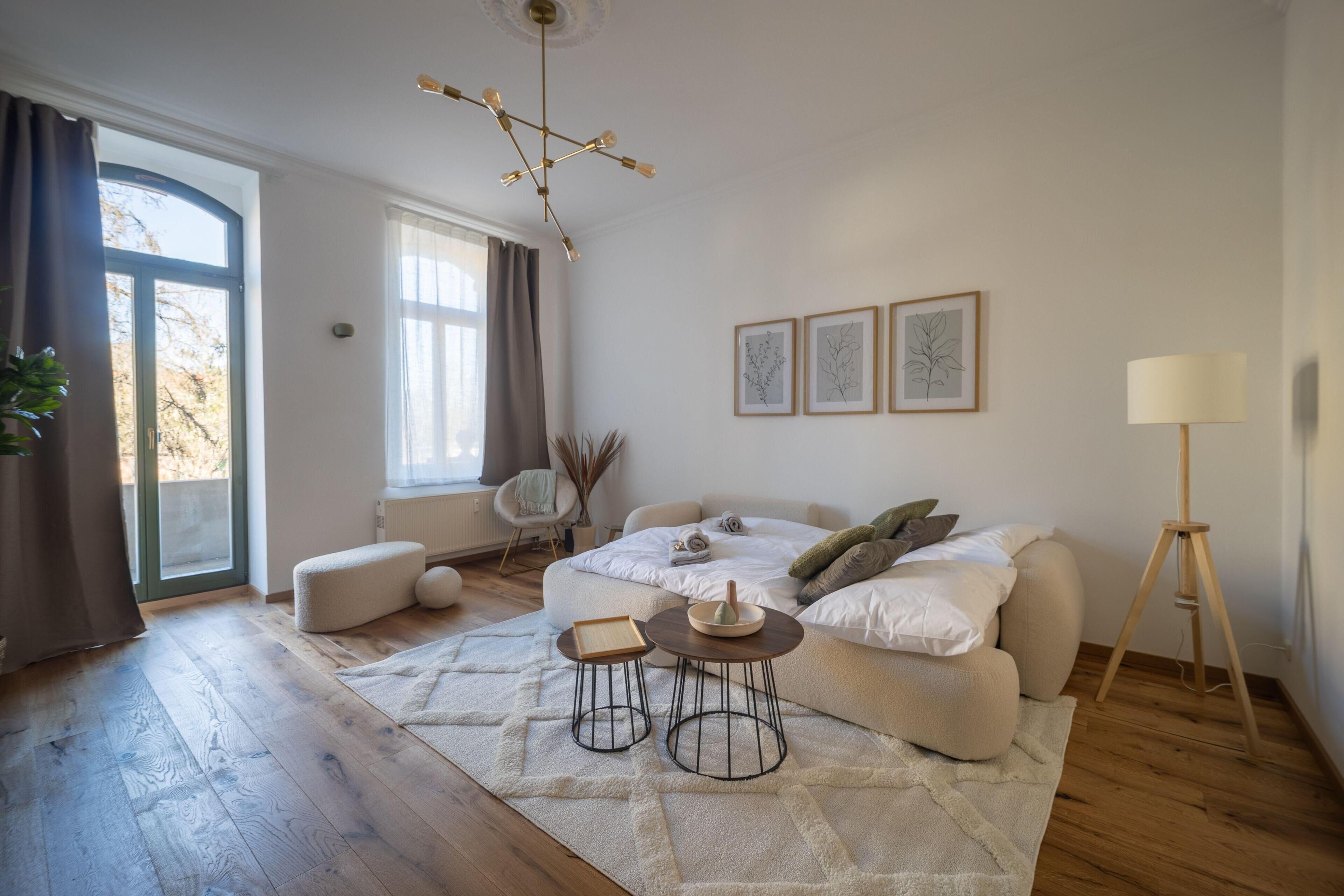 Goethe Palais", Ruhig, "Großer Garten", Arbeitsplatz, Appartement ", Eigener Parkplatz, Smart-tv - Dresde