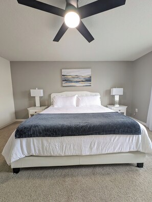 5 slaapkamers, een strijkplank/strijkijzer, wifi, beddengoed