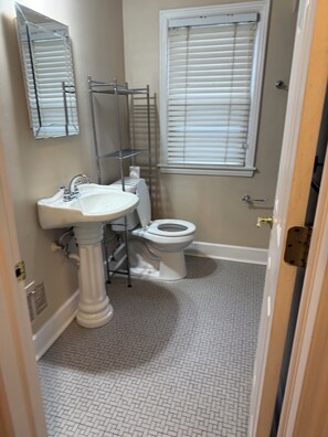 Hair dryer, towels, toilet paper - Charming 2 bedroom and 1 bath home in Birmingham. (Birmingham)