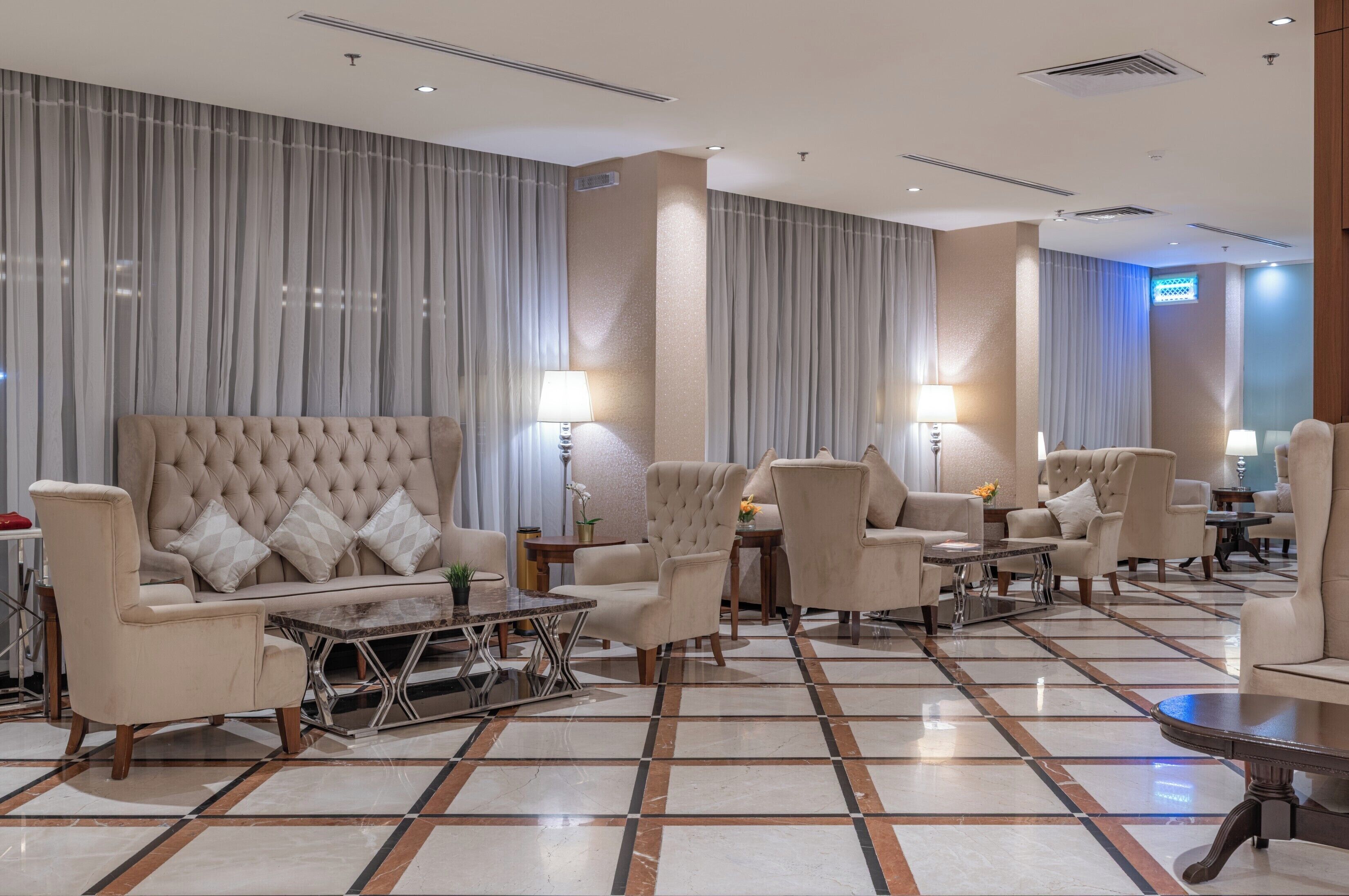 Sala de estar en el lobby