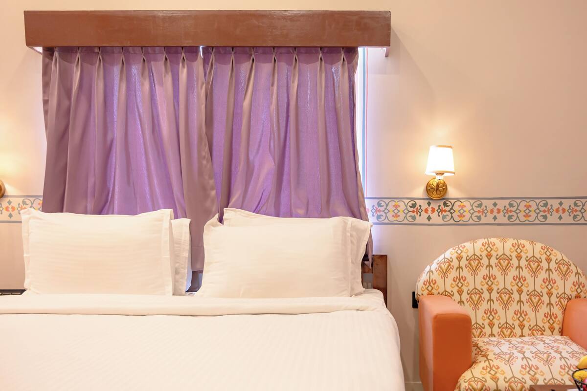 In-room safe, desk, blackout curtains, iron/ironing board (on request)