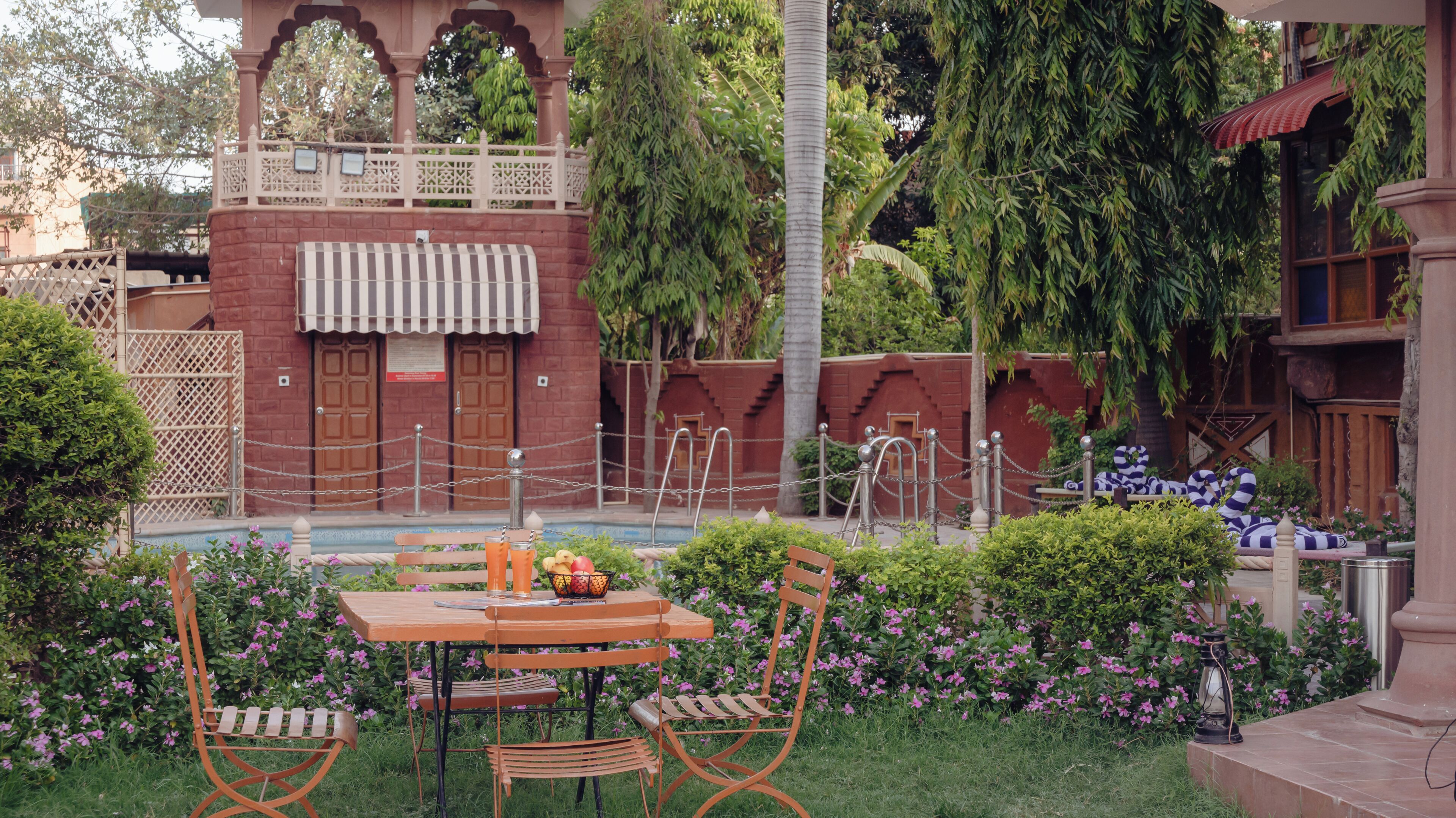 Seasonal outdoor pool