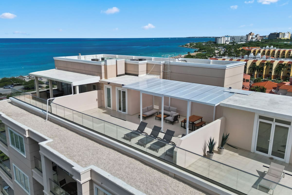 Appartamento Luxury, 2 camere da letto, vista oceano | Balcone