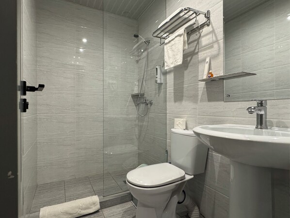 ห้องดีลักซ์ซิงเกิล | ห้องน้ำ | ฝักบัว, ไดร์เป่าผม, สบู่, ยาสระผม