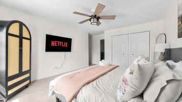 4 chambres, bureau, fer et planche Ă repasser, Wi-Fi