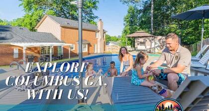 Serene Pool retreat w/ Games Near Fort Moore