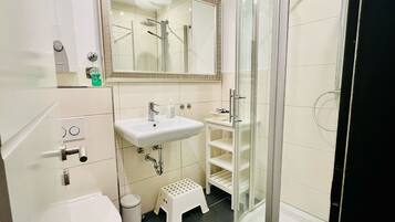 Shower, hair dryer