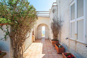 Property grounds - Gorgeous villa with direct descent to the sea (Lazio)
