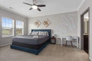 2 bedrooms, iron/ironing board, travel cot, WiFi