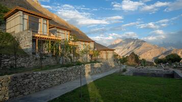 Façana frontal de l'allotjament