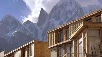 Façana frontal de l'allotjament