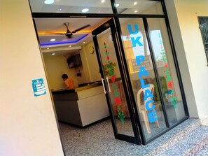 Façade de l’hébergement