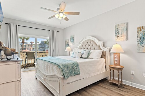 Beach Please - Waterside Village Condo 105 - Pet Friendly - Steps from the BEACH-Pool & Hot Tub-Boat Dock