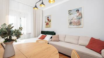 Family Apartment, Private Bathroom | 2 bedrooms, desk, laptop workspace, iron/ironing board