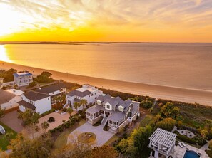 Exterior - Oceanfront Luxury Living Private Pool, Private Beach Access by Tybee Cottages (Tybee Island)
