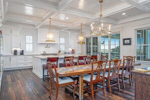 Dining - Oceanfront Luxury Living Private Pool, Private Beach Access by Tybee Cottages (Tybee Island)