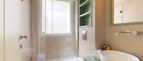 Shower, hair dryer