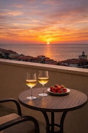 Uitzicht op strand/zee