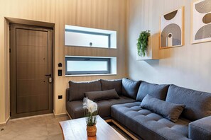 Deluxe Loft | Living area | Flat-screen TV - Noemi City Lofts (Heraklion)