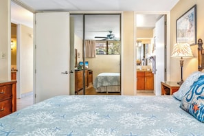 2 bedrooms, iron/ironing board, free WiFi, bed sheets - Maui Parkshore #203 Ocean View, Great Location, Across from Kamaole Beach (Kihei)