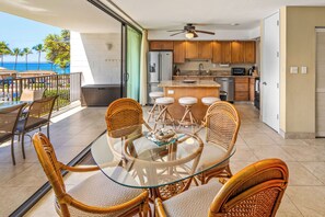 Dining - Maui Parkshore #203 Ocean View, Great Location, Across from Kamaole Beach (Kihei)