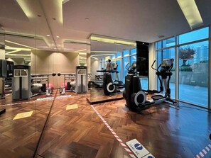 Fitness facility - Skyline View Studio w/ Pool & Free Parking | Dubai (دبي)