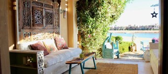 Artsy 2-bedroom chalet in El Gouna