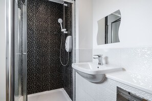 Hair dryer, towels