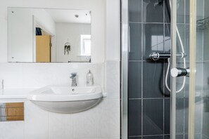 Hair dryer, towels