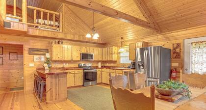 Fire Pit, Screened Deck: Riverfront Ozarks Cabin!