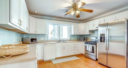 Walk to Brigantine Beach: Home w/ BBQ & Yard