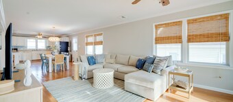 Walk to Brigantine Beach: Home w/ BBQ & Yard