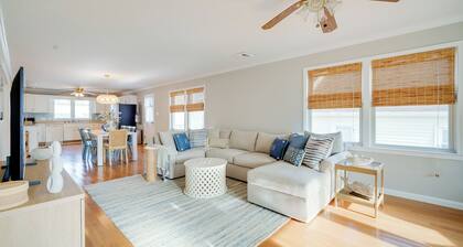 Walk to Brigantine Beach: Home w/ BBQ & Yard