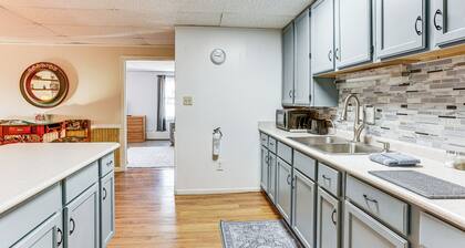 1 Block to Crystal Lake: Downtown Beulah Apt!