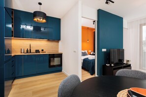 Appartement Supérieur, balcon | Coin séjour