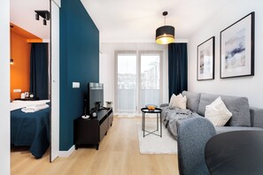 Appartement Supérieur, balcon | Coin séjour