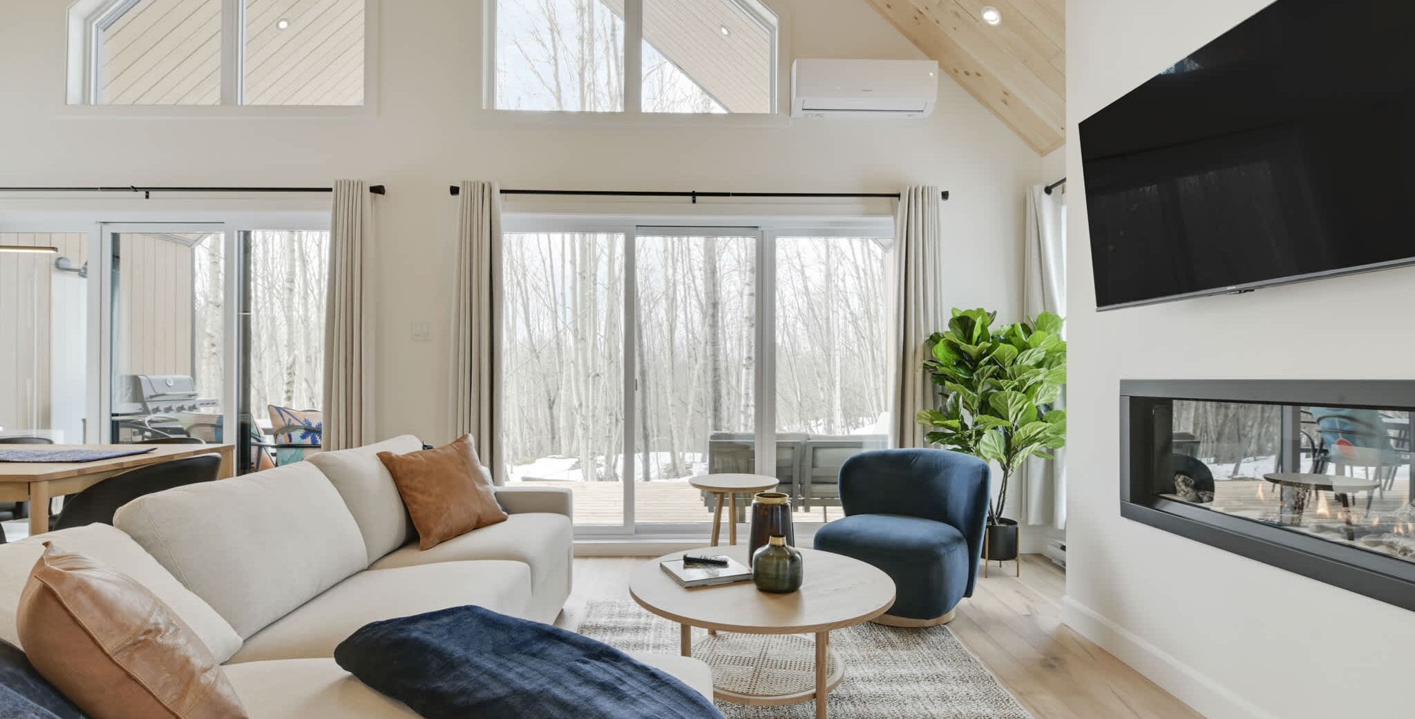 Téléviseur, foyer, bureau