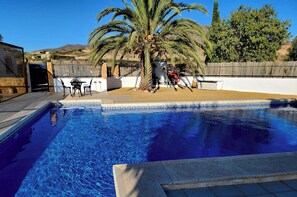 Outdoor pool - Casita-5guests-pool-patio-bbq-parking-fireplace (Huercal-Overa)