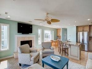 Living area - Sweet N Salty 3 Bedroom Townhouse (Kure Beach)